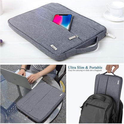Voova Laptop Sleeve Carrying Case 15.6 16 Inch, Slim Computer Cover Bag - Image 2