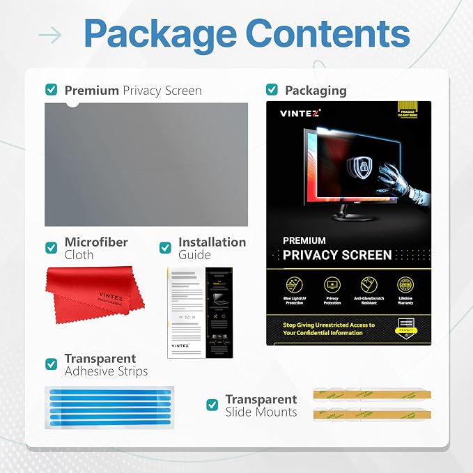 VINTEZ 24 Inch 16:9 Privacy Screen - Image 9