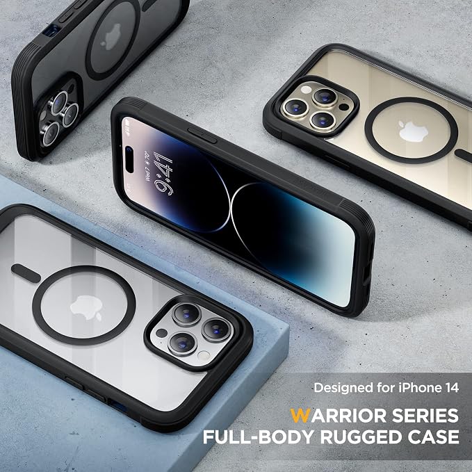 Miracase Magnetic for iPhone 14 Pro Case 6.1 inch, Upgrade Full-Body Clear - Image 8