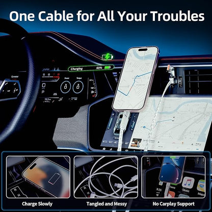 4 in 1 Charging Cable 5FT -MAX 66W Fast Charging Multi Charging Cable - Image 4