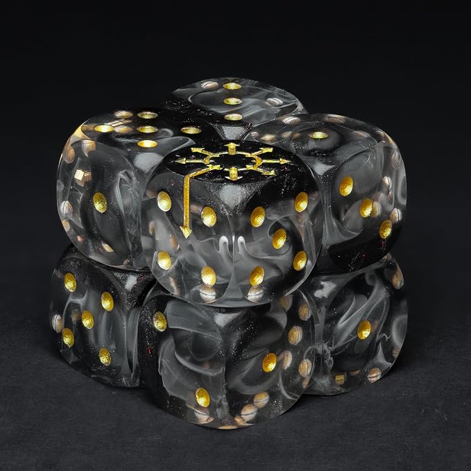 D6 Dice Set – 10× Six-Sided Resin Dice - Image 7