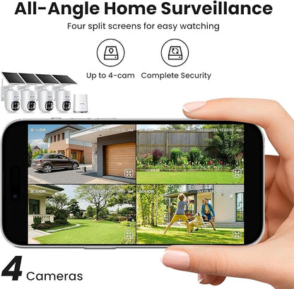 SOLIOM- 5MP Security Cameras Wireless Outdoor, No Subscription & Solar Powered - Image 6