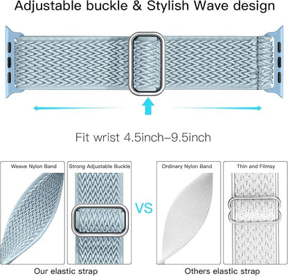 Lerobo Stretchy Nylon Solo Loop Band, Compatible - Image 3