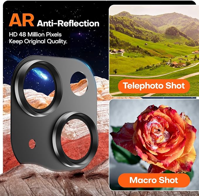 Camera Lens Protector for iPhone 15/iPhone 15 Plus/iPhone 14/iPhone 14 Plus - Image 4