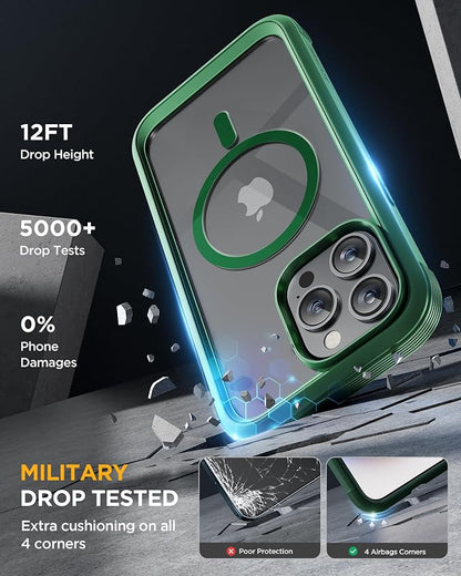 Miracase Magnetic for iPhone 15 Pro Case Full-Body Bumper Phone case - Image 4