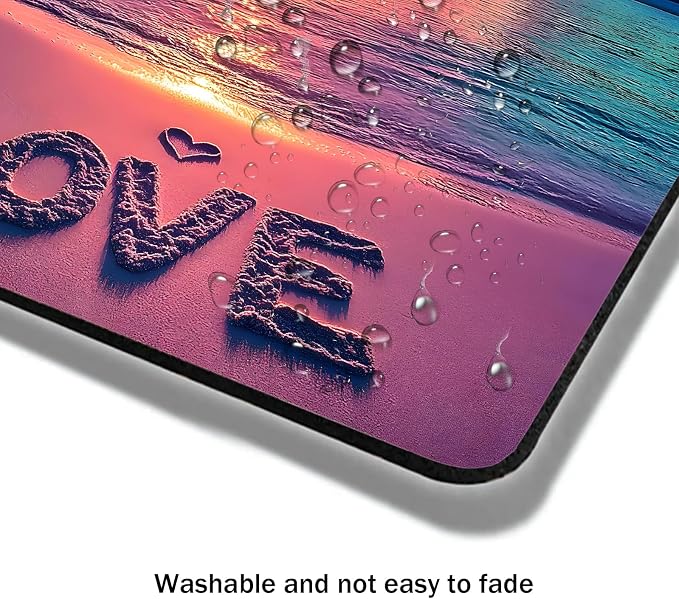 Mouse Pad, Cute Sunset Beach Mouse Pads - Image 4