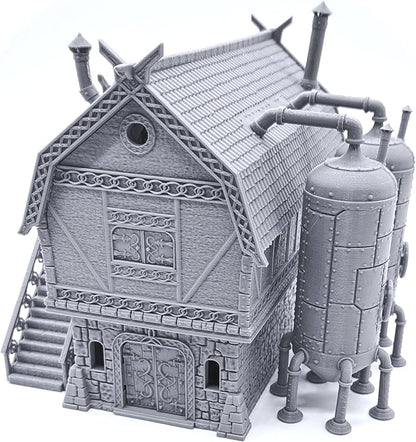 EnderToys The Brewhouse by Printable Scenery, 3D Printed Tabletop RPG Scenery by EnderToys