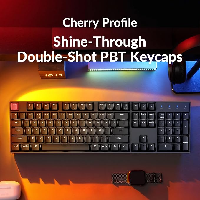 Keychron K10 Full Size Layout White LED Backlit Hot-Swappable Mechanical - Image 6