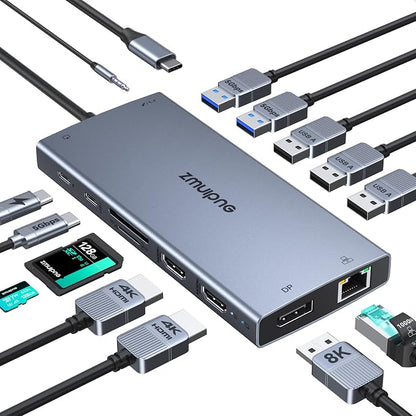 USB C Laptop Docking Station by ZMUIPNG