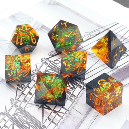 Haxtec Galaxy DND Dice Set Sharp Edge Dice - Image 4