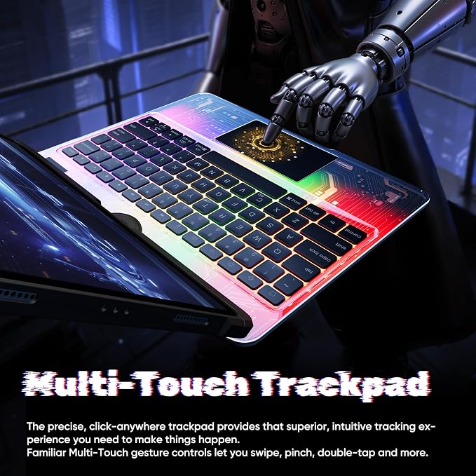 KITONE Transparent Case with Wireless Keyboard - Image 6