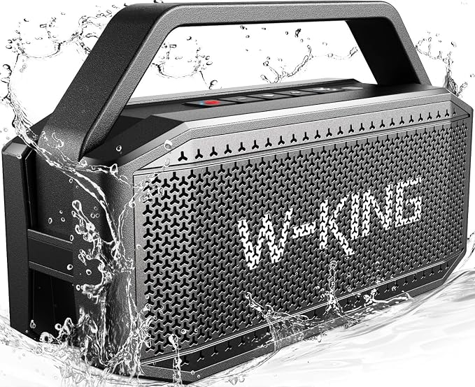 W-KING Portable Loud Bluetooth Speaker, 100W Max Waterproof Outdoor Speakers by W-KING