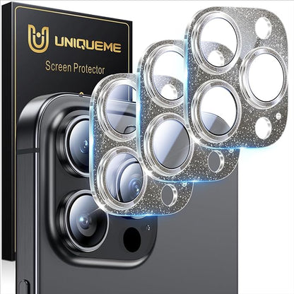 UniqueMe for 3 Pack iPhone 16 Pro/iPhone 16 Pro Max Camera Lens Protector by UniqueMe
