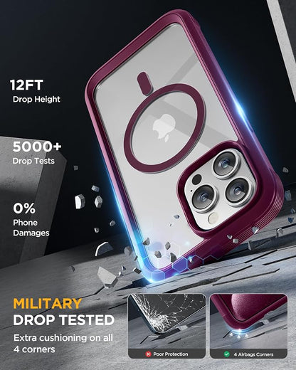 Miracase Magnetic for iPhone 12 Pro Max Case Full-Body Phone case - Image 4
