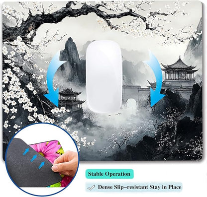 Japanese Aesthetic Landscape Painting Custom Mouse Pad - Image 5