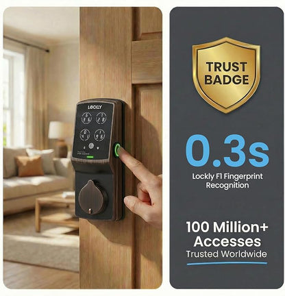 Lockly Secure Plus, Keyless Entry Door Lock, Smart Locks - Image 4