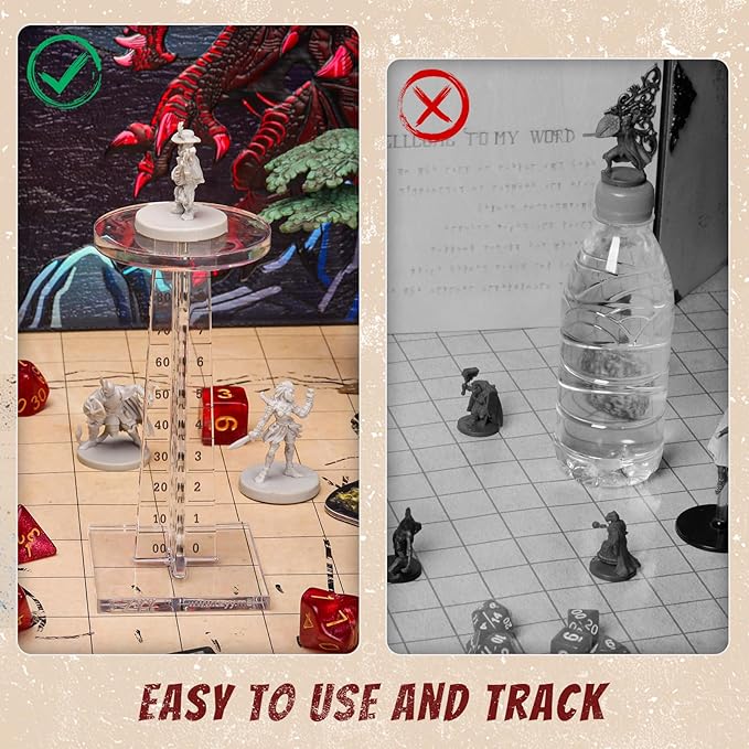 DND Flying Miniatures Combat Riser Acrylic Laser Cut Flight Stand Terrain from - Image 2