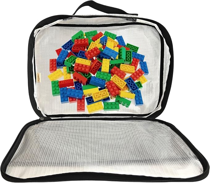 4PC Large Mesh Storage Bag for Board Games, Zippered Bags for Organization - Image 7