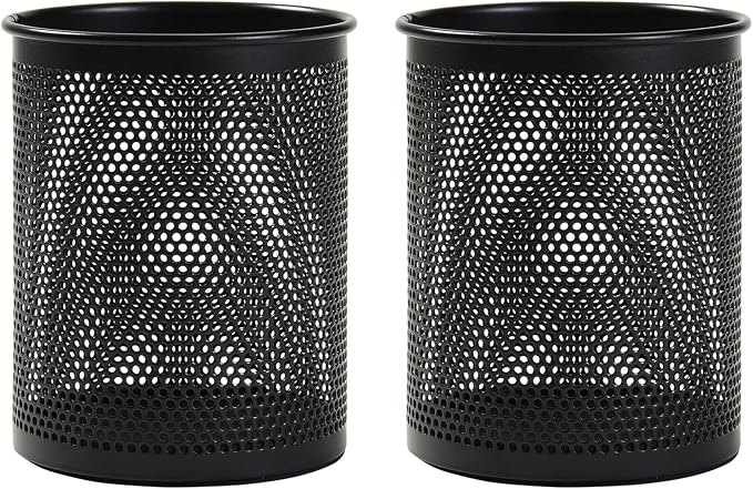 Comix Pen Holder Desk Organizer, Wire Mesh Pencil Cup by Comix