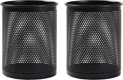 Comix Pen Holder Desk Organizer, Wire Mesh Pencil Cup by Comix