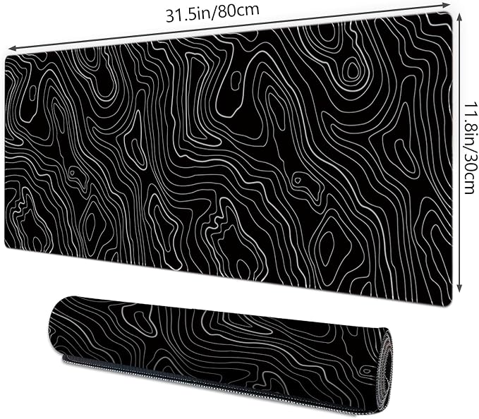 Gaming Mouse Mat Forest Background Pattern XXL XL Large Mouse Mat Long Extended - Image 2