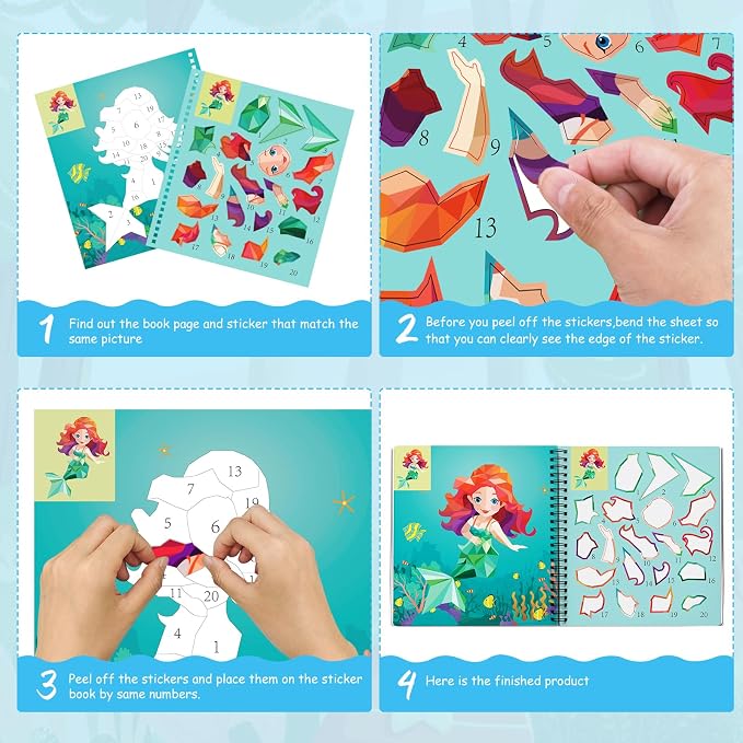 homicozy 3PCS Sticker Paint Books - Image 5