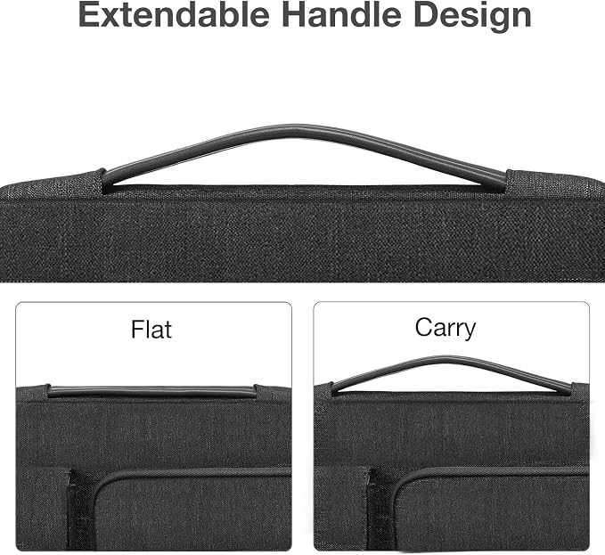 MOSISO 360 Protective Laptop Case 13.3 inch, 13-13.3 inch Laptop Sleeve - Image 5