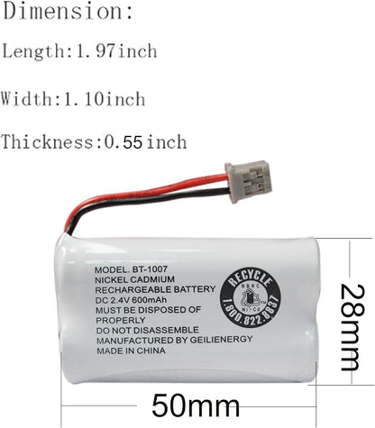 GEILIENERGY BT-1007 Cordless Phone Battery Compatible - Image 3