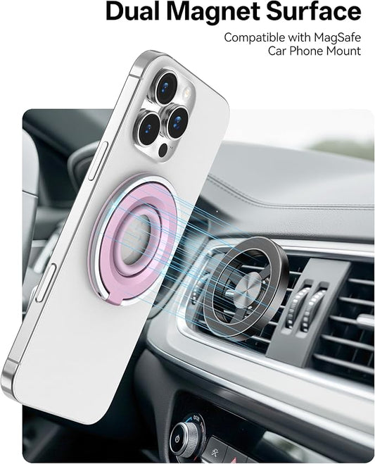 Magnetic Phone Grip for MagSafe Ring Holder, Magnet Phone Grip Stand Finger - Image 2