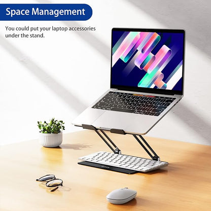 BESIGN LS10 Aluminum Laptop Stand, Ergonomic Adjustable Notebook Stand - Image 9