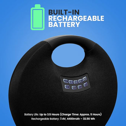 Pyle Mini IPX4 Waterproof Wireless Portable Bluetooth Speaker, - Image 6