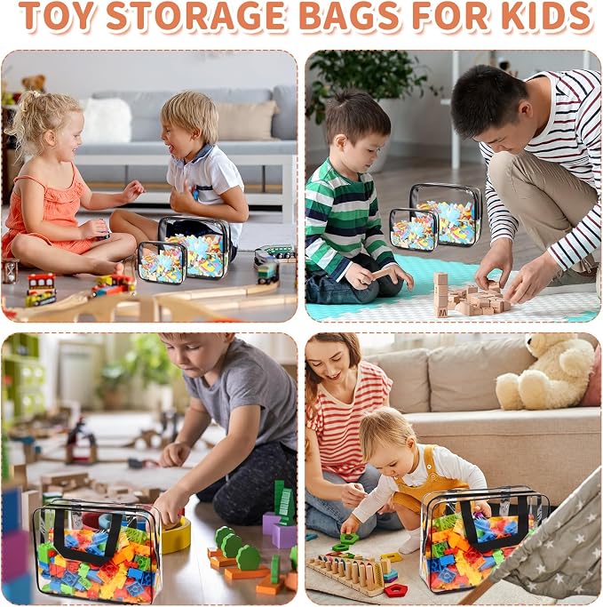 18 Packs Large Toy Storage Bags - Image 6