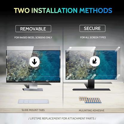 34 Inch Privacy Screen for Computer Curved Monitor 21:9 Aspect Ratio, Eye - Image 4