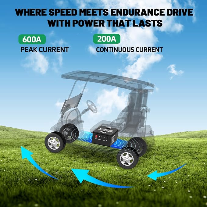 36V 300Ah Golf Cart Lithium LiFePO4 Battery - Image 4