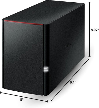 BUFFALO LinkStation 220 4TB 2-Bay NAS Network Attached Storage - Image 10