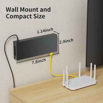 6-Port 10Gb Ethernet Switch Unmanaged, 2 x 10Gb RJ45 Uplink Ports + 4 x 2.5Gb - Image 7