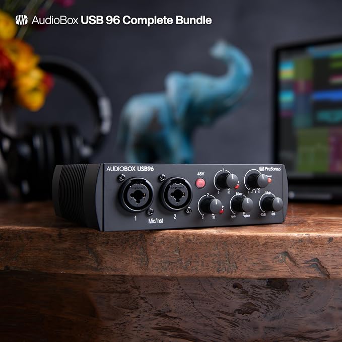 PreSonus AudioBox USB 96 Bundle — USB Audio Interface, XLR Interface - Image 5