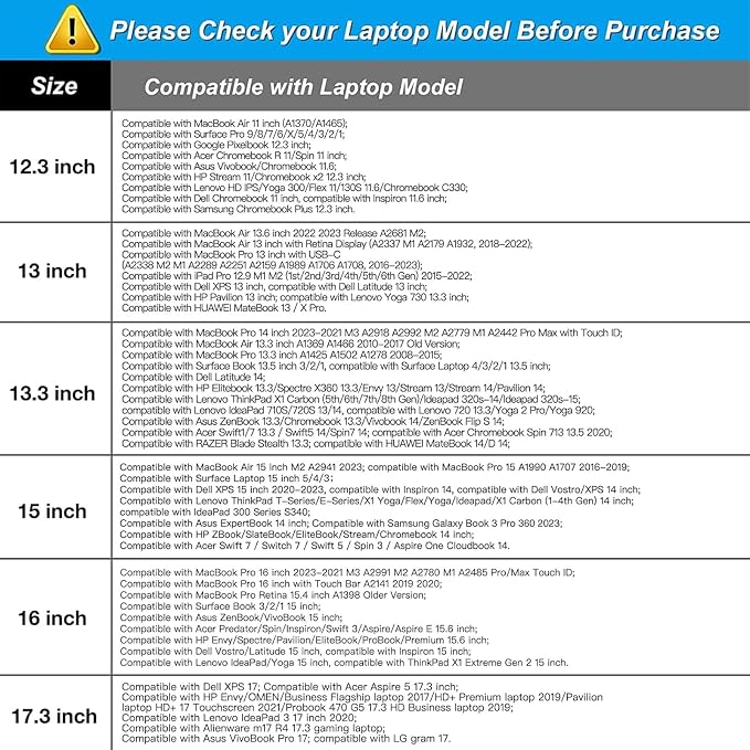MOSISO Laptop Case 16 inch, 15-15.6 inch Laptop Sleeve Compatible - Image 5