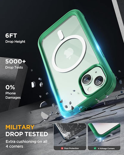 Miracase Magnetic for iPhone 15 Plus Case 6.7'' Full-Body Military Drop Proof - Image 5