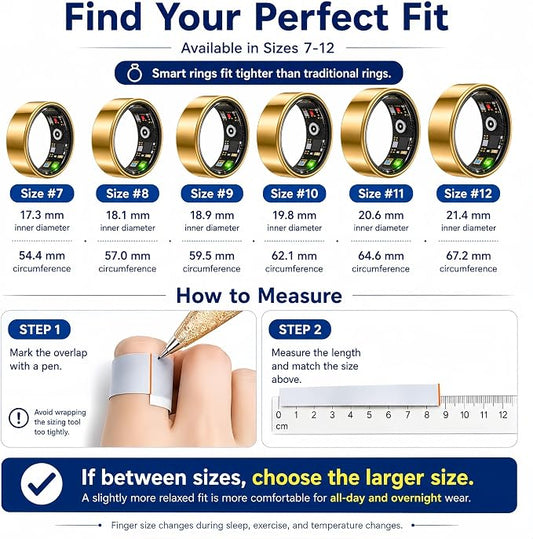 Smart Ring Health & Fitness Tracker - Image 2