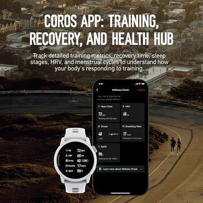 COROS PACE 4 Ultralight Sport GPS Watch, 1.2" AMOLED Touchscreen, 19 Days of - Image 7