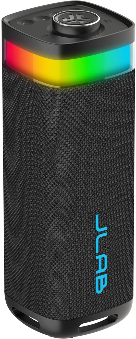 JLab JBuds Party Portable Bluetooth Speaker, 2 Full-Range Drivers + 2 Passive by JLab
