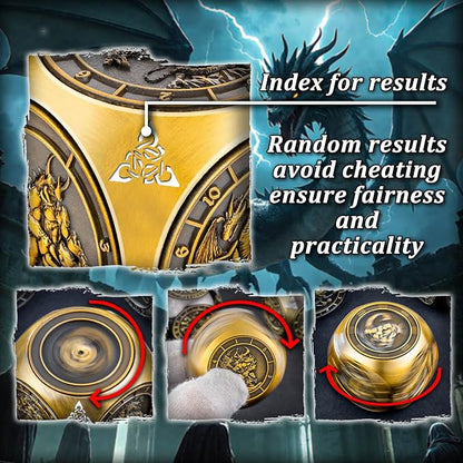 7 in 1 D6 Spinner DND Dice Set D&D, Metal Cube D and D Dice - Image 4