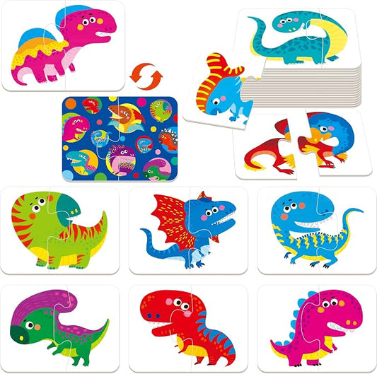 48 Dinosaurs Matching Puzzles by SpriteGru