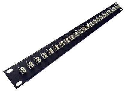 Ultra Spec Cables 24 Port LC Fiber Patch Panel Multimode 19" by UltraSpecCables