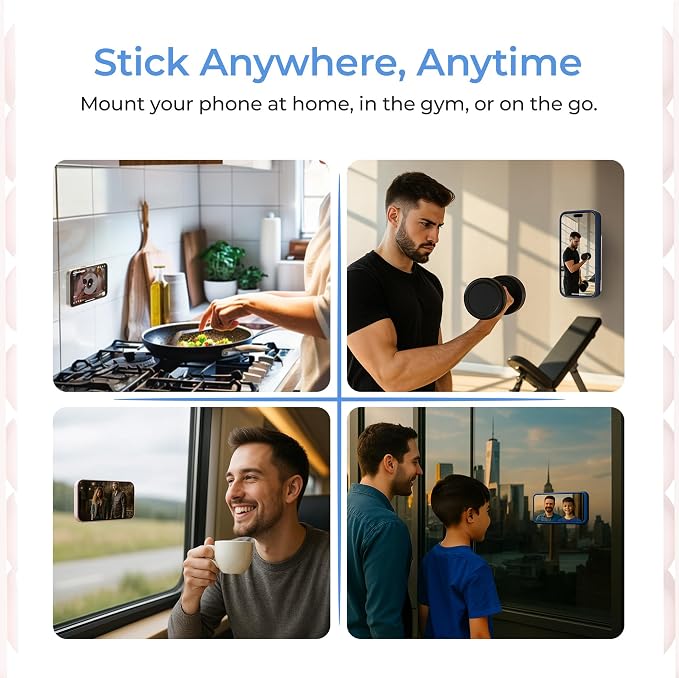 SUCKY Silicone Suction Phone Case Adhesive Mount - Image 5