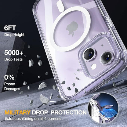 Miracase Magnetic for iPhone 14 Case 6.1'', Full-Body Bumper Phone case - Image 5