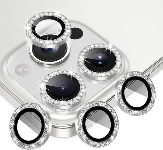 AGVEE 3+3 6 Pack for iPhone 16 Pro 6.3" / 16 Pro Max 6.9" Camera Lens Cover by AGVEE