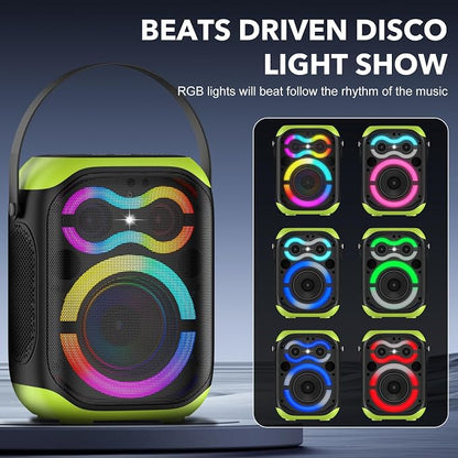 Portable Bluetooth Speakers 80W Big Powerful Wireless Outdoor Loud Stereo Deep - Image 5