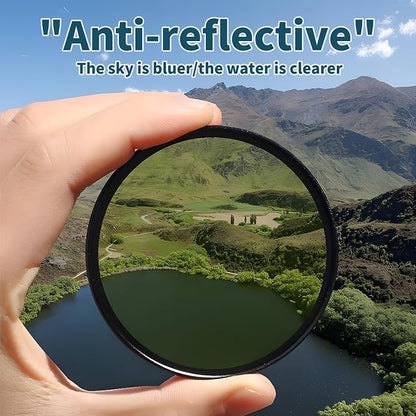 67mm Clip-on CPL Phone Camera Lens Filter, Polarized Camera Lens CPL Filter - Image 3